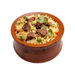 Hyderabadi Beef Biryani (Half)